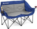 Double Camping Chairs Oversized Loveseat - Roomy 2-Person Outdoor