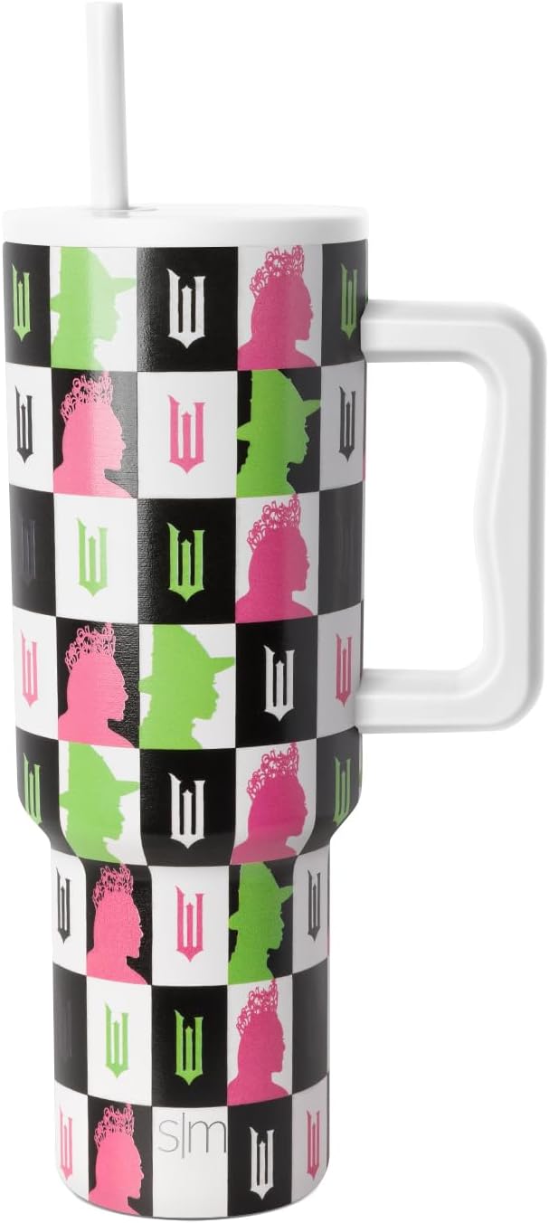 Wicked 40 oz Tumbler with Handle and Straw Lid for Travel