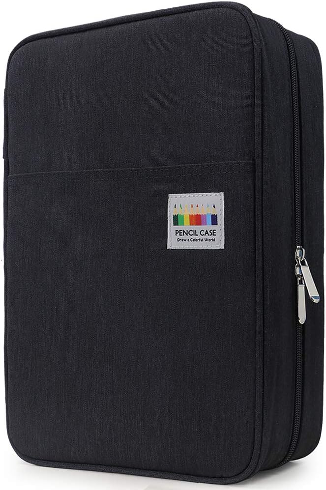 YOUSHARES Big Capacity Colored Pencil Case for Artists and Students