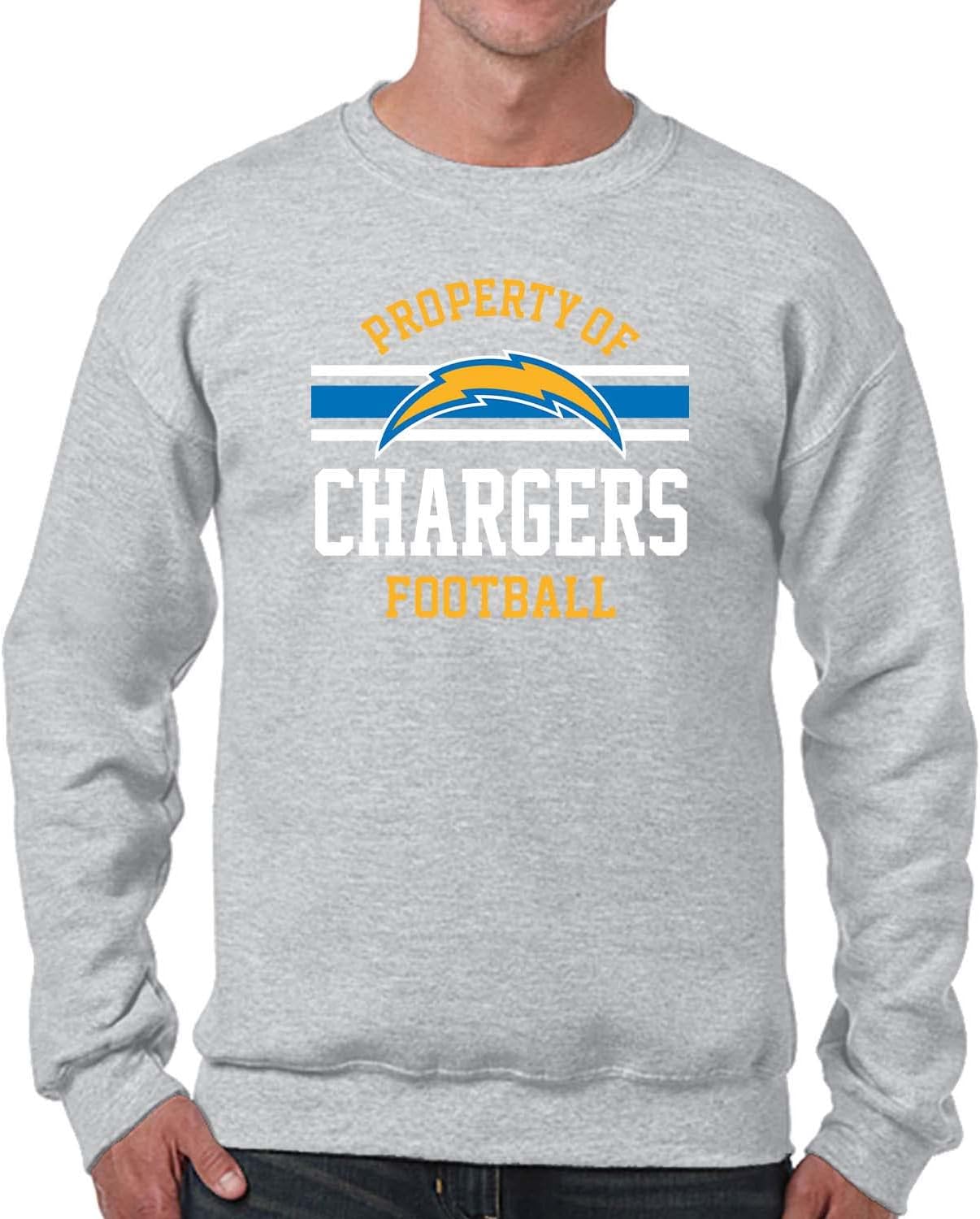 Los Angeles Chargers Crewneck Fleece Sweatshirt for All Fans