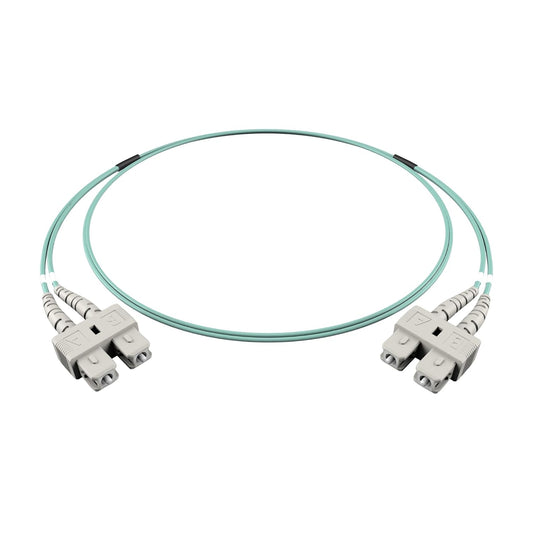 SC-SC OM4 Fiber Patch Cable for 10Gb Networking 50/125m 14M