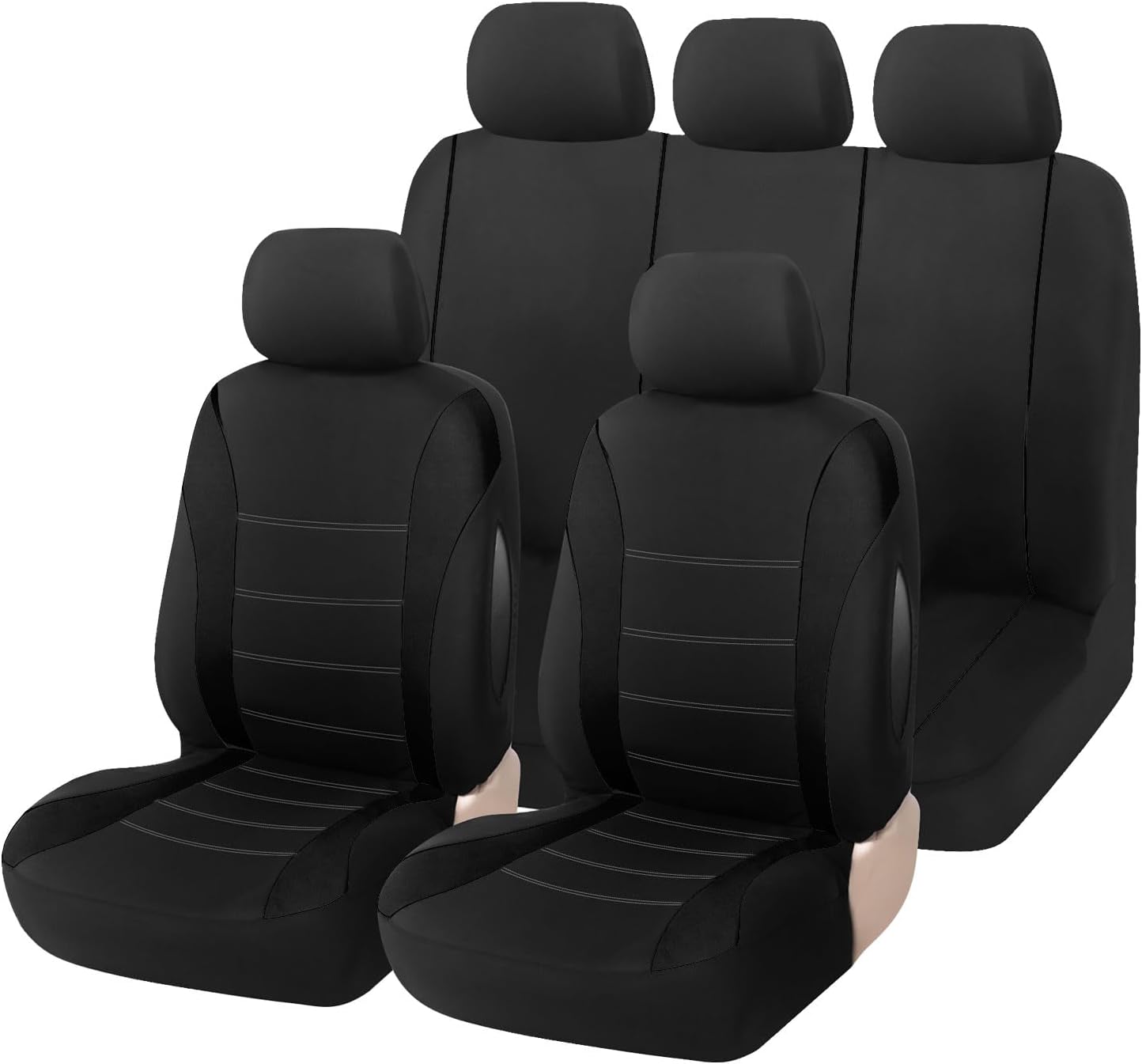 Breathable Car Seat Covers, Universal Fit, Airbag Compatible