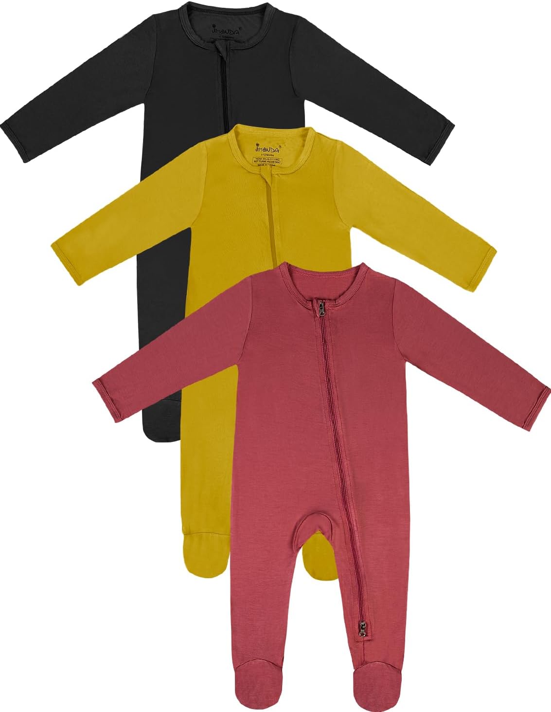Jimonda Baby Romper Unisex Zip-Up Sleepers for Cozy Comfort