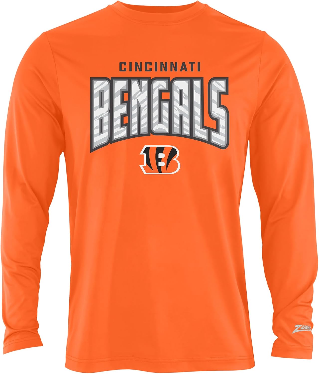 Zubaz NFL Men's Long Sleeve Team Graphic T-Shirt for Fans