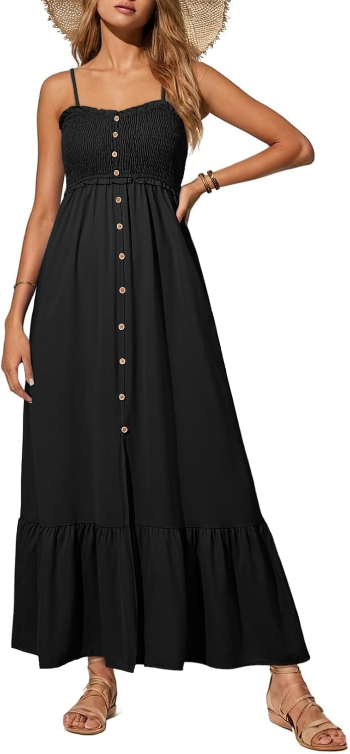 Dokotoo Womens Summer Maxi Dress with Pockets for 2025