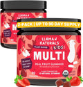 Llama Naturals Kids Multivitamin Gummies - Real Fruit Vegan