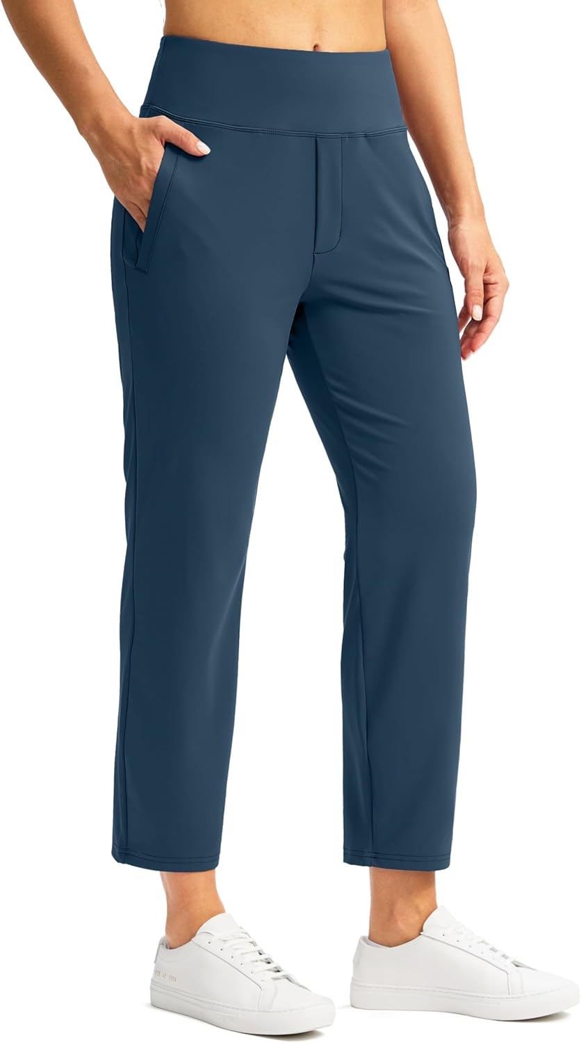 SANTINY Women's 7/8 High Waisted Stretch Ankle Pants Review