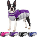 Purple Medium Dog Jacket - Warm Waterproof Winter Coat