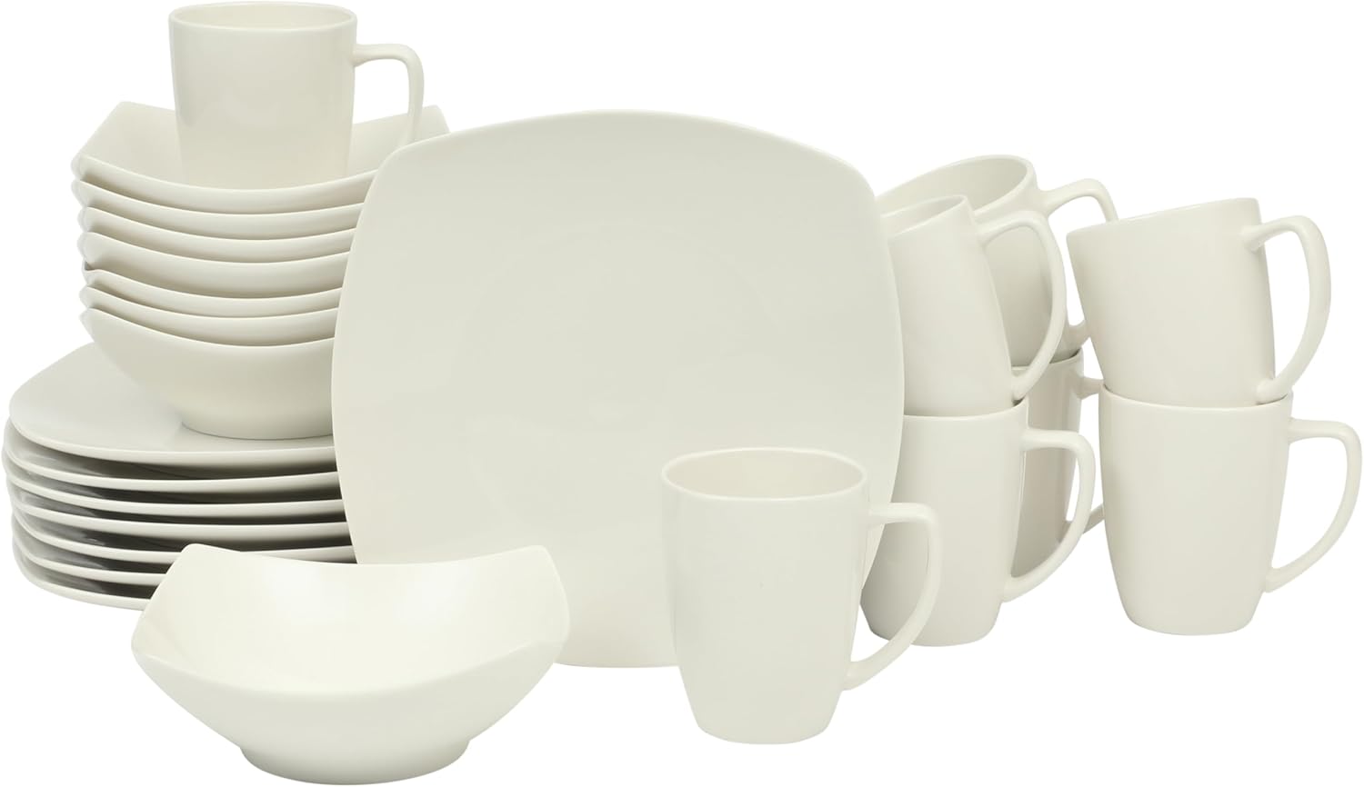 Gibson Home Zen Buffet 24 Piece Dinnerware Set for 8 People