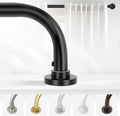 Adjustable Room Darkening Curtain Rod - 48-90 - Matte Black