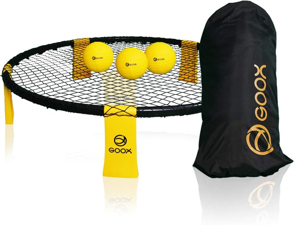 GOOX Outdoor Beach Ball Games Set for Fun Family Activities