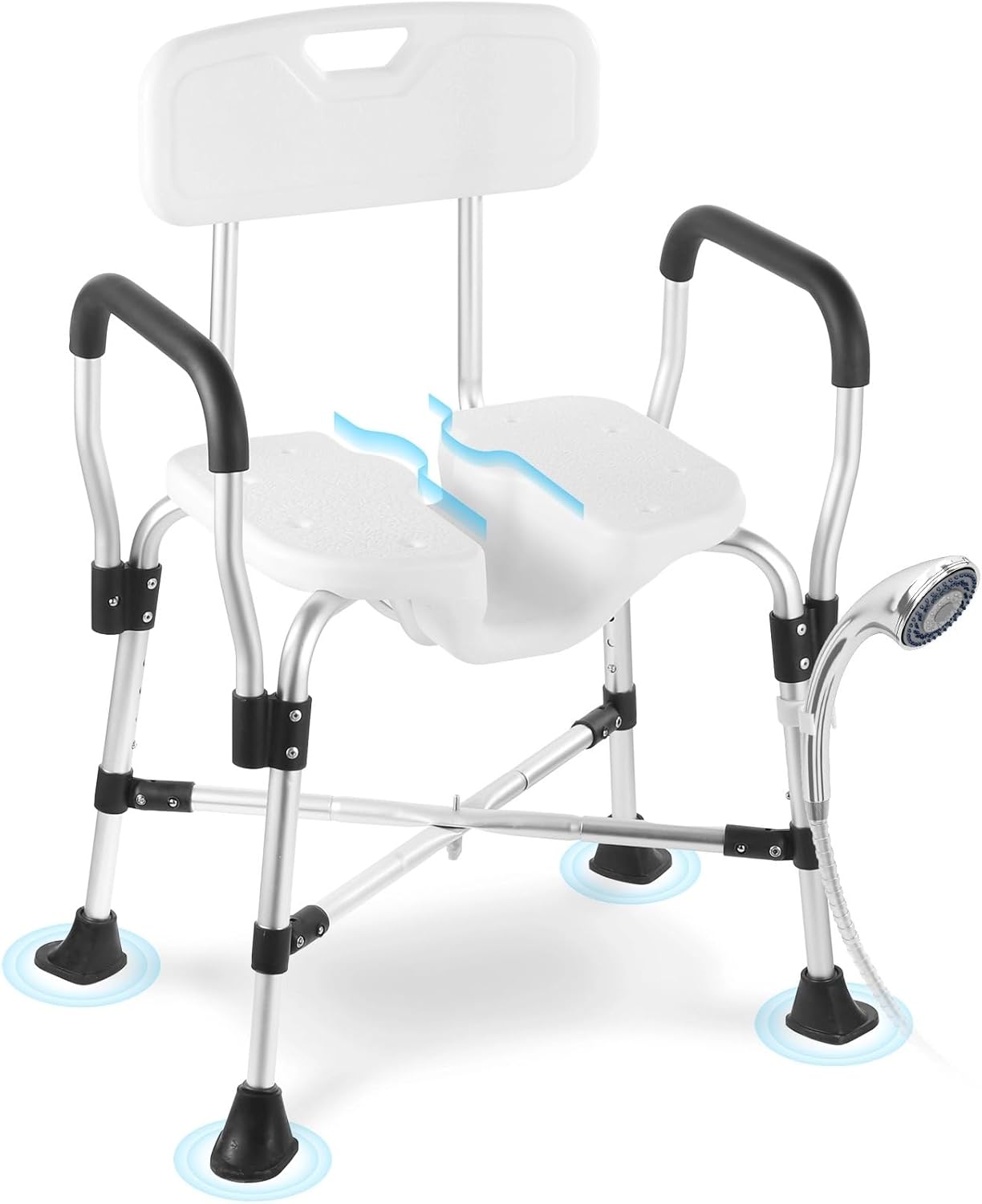 Hybodies U-Shaped Shower Chair - Safe & Sturdy