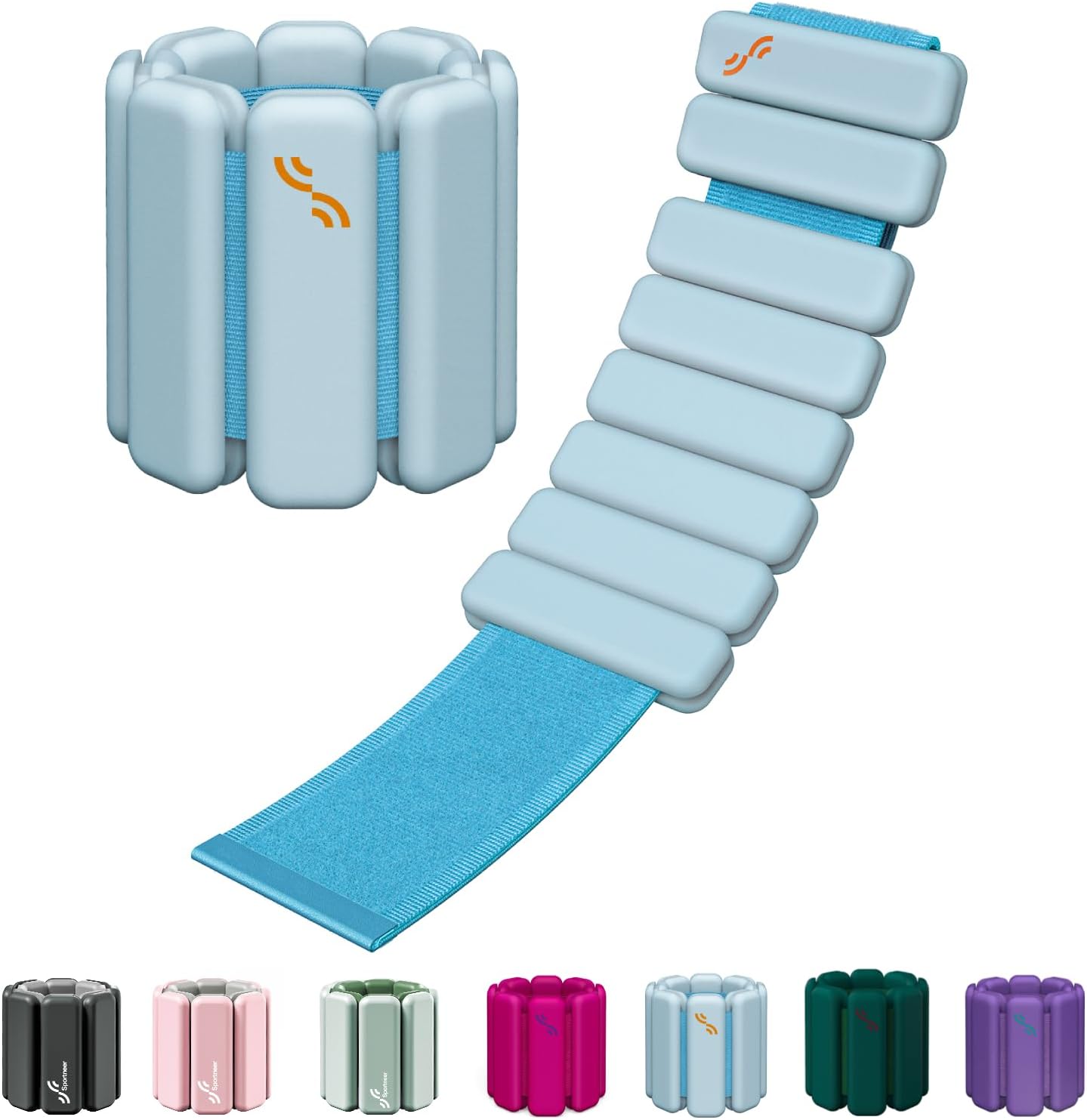 Sportneer Adjustable Wrist & Ankle Weights for Fitness Activities