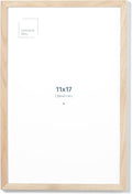 Opposite Wall 11x17 Solid Oak Wood Picture Frame - Natural oak