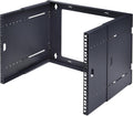 2-Post 8U Wall Mounted Rack Adjustable Depth up to 16in - Durable Wall