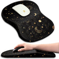 Starry Sky Ergonomic Mouse Pad with Wrist Rest Support - Memory Foam