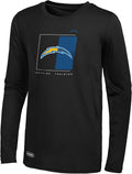 Outerstuff NFL Men's Too Tough Long Sleeve Dri-Tek T-Shirt cotton