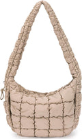 CLUCI Puffer Tote Bag for Women - Stylish Quilted Carryall