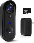 WiFi Video Doorbell Camera 1080P HD with 32GB SD - No Monthly Fees