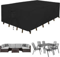 Rectangle Patio Furniture Cover 124L x 71W x 28H - Weatherproof