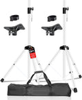 Adjustable Speaker Stand Pair 40 to 72 in Height - Heavy Duty Tripod