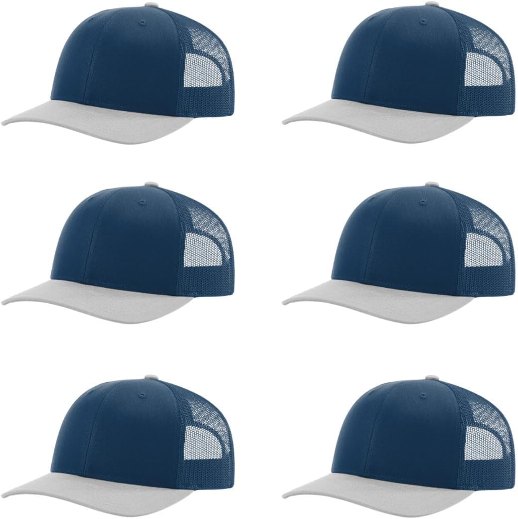 Richardson 112 Classic Six-Panel Adjustable Snapback Trucker Cap