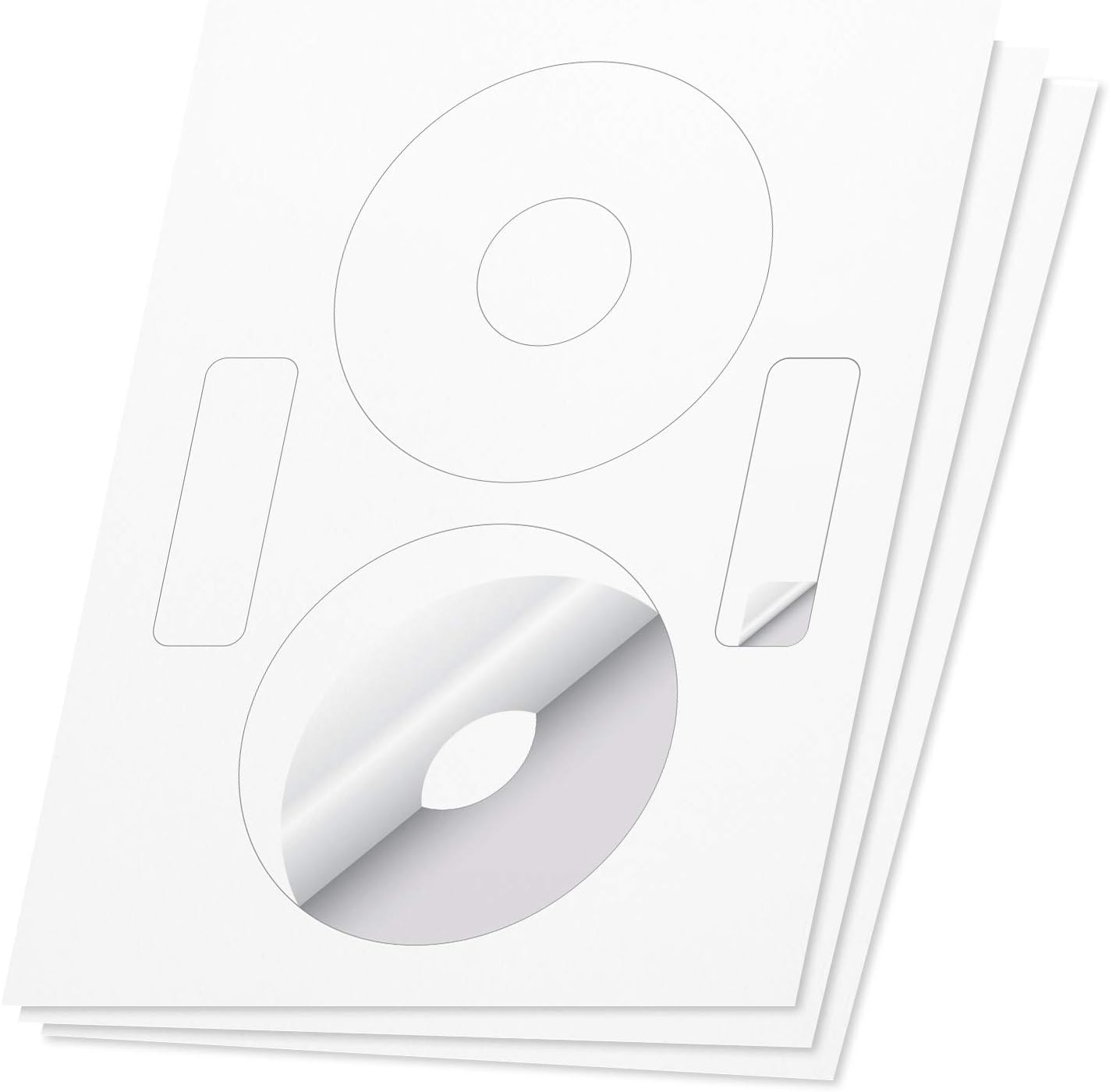 OfficeSmartLabels CD/DVD Labels for Laser & Inkjet Printers