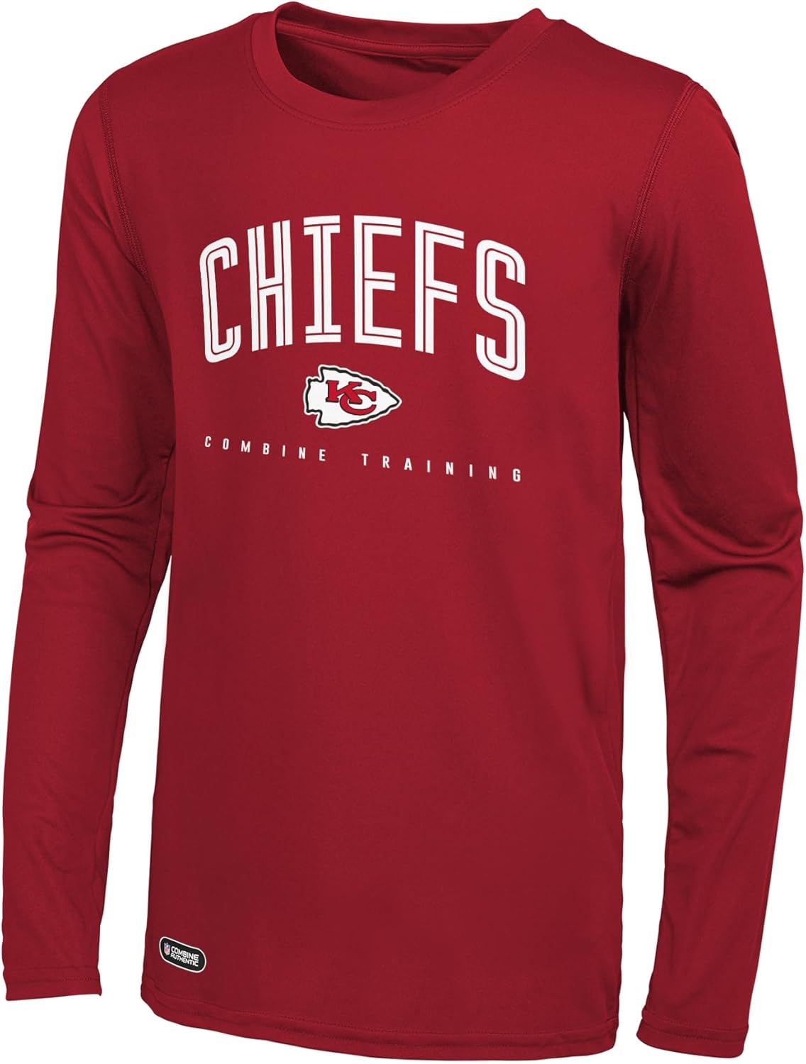 Outerstuff NFL Men's Team Color Long Sleeve Performance Tee