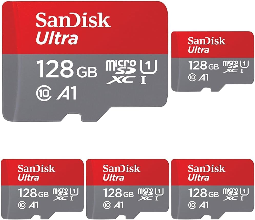 SanDisk 128GB Ultra microSDXC Memory Card for Fast Storage
