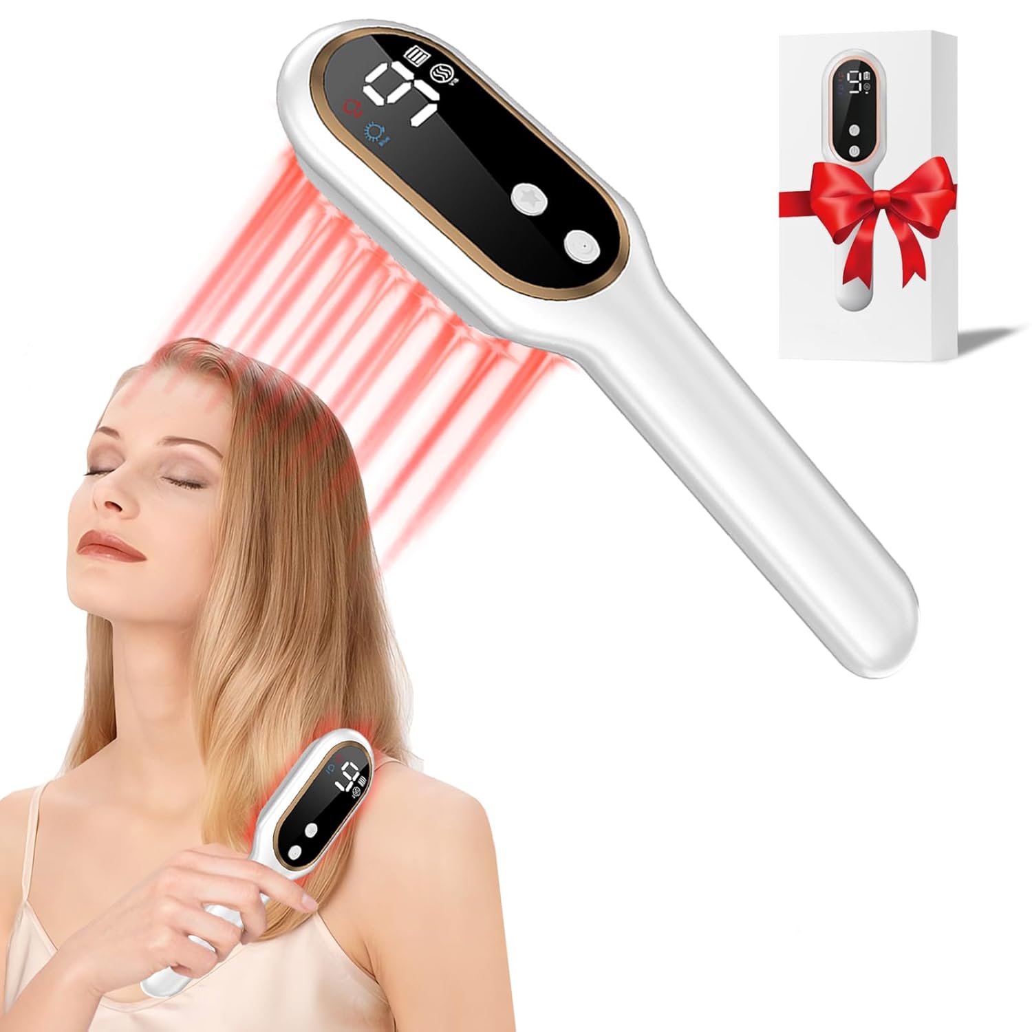 Laser Hair Growth Comb for Thicker, Healthier Hair Growth
