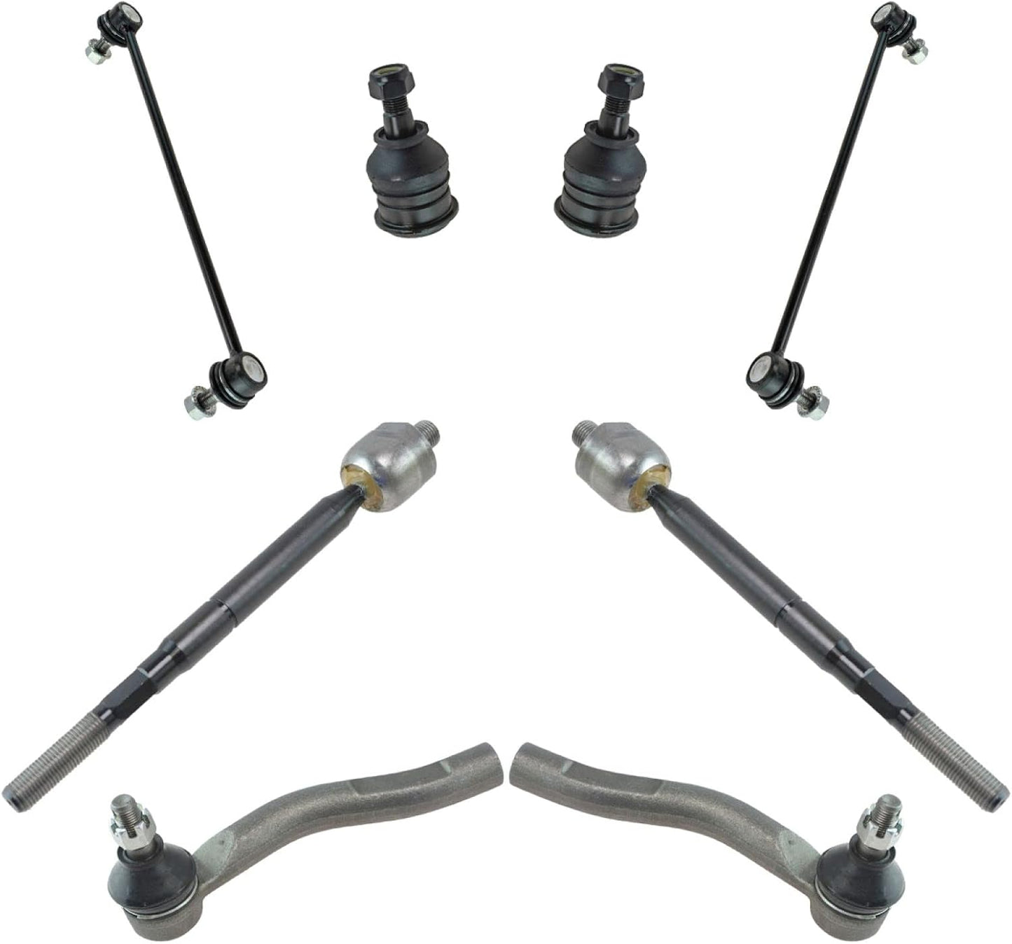 TRQ Front Steering & Suspension Kit for 2007-2008 Toyota Yaris