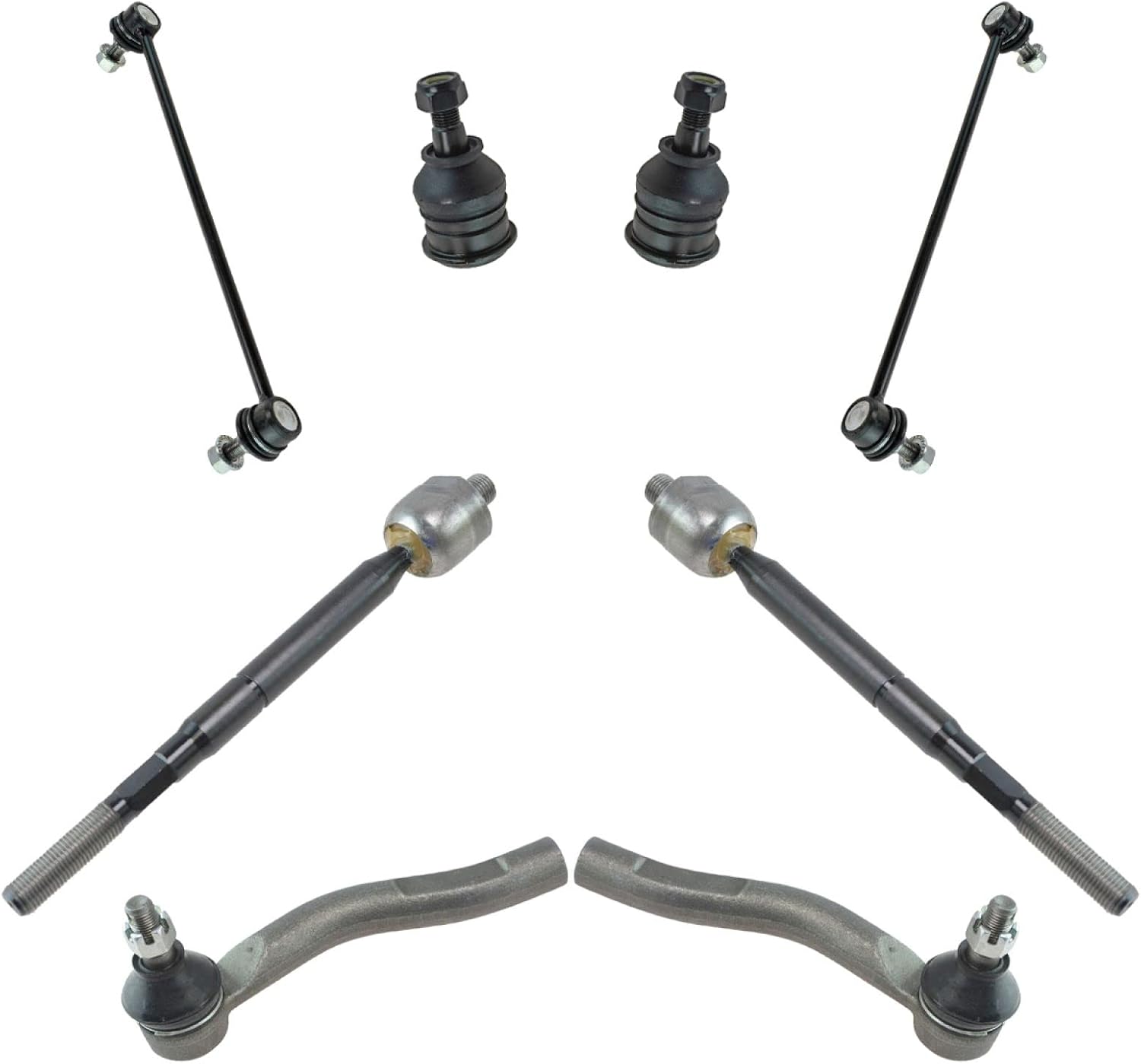 TRQ Front Steering & Suspension Kit for 2007-2008 Toyota Yaris