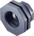 3 Inch PVC Bulkhead Fitting Water Tank Connector - Durable Seal