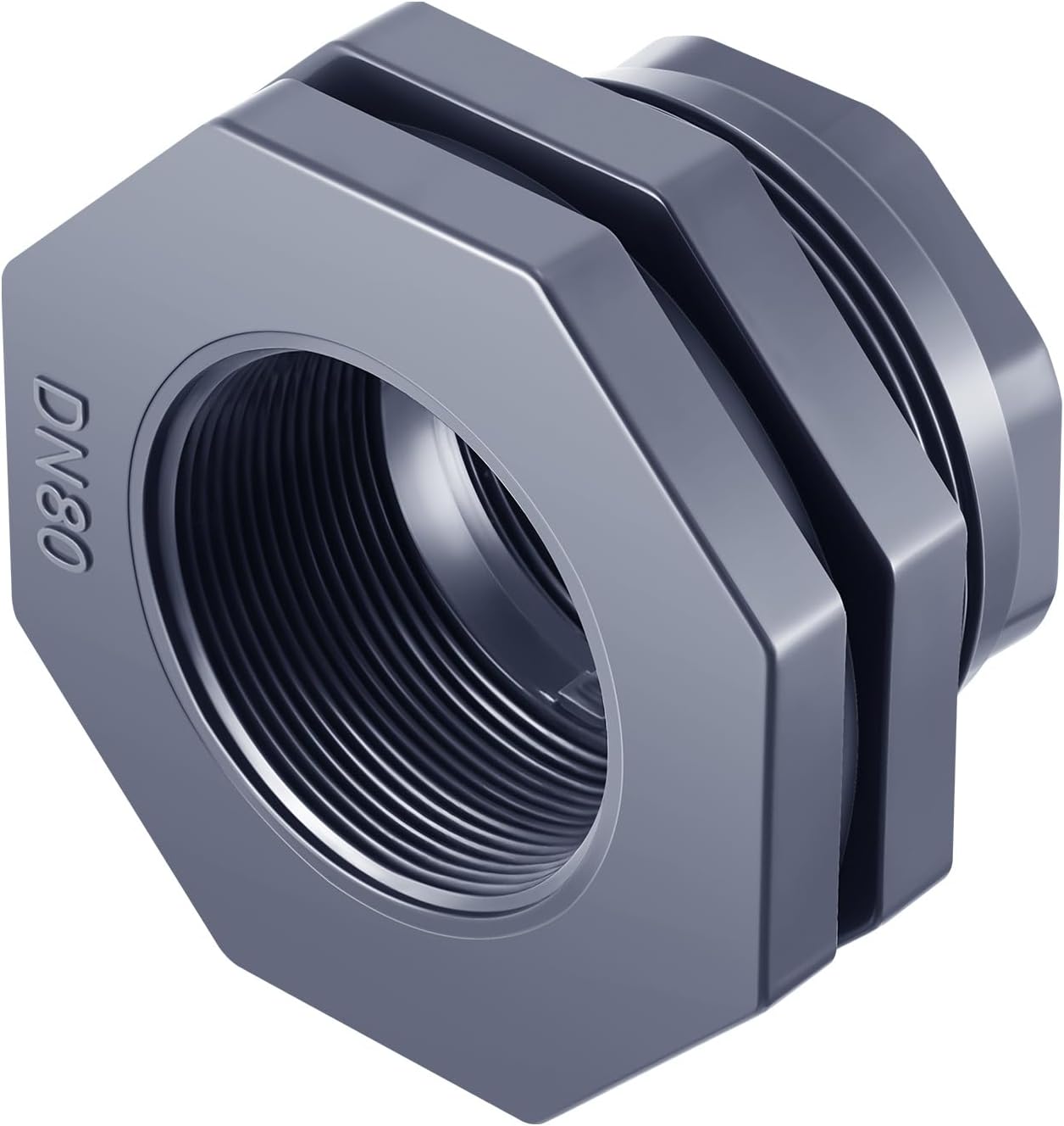 3 Inch PVC Bulkhead Fitting for Water Tank Connector Plumbing