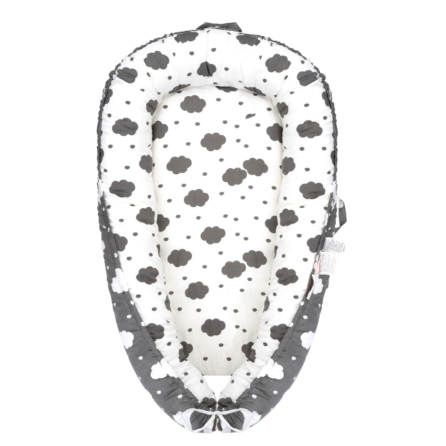 Adjustable 100% Cotton Baby Lounger - Co Sleeper for Travel