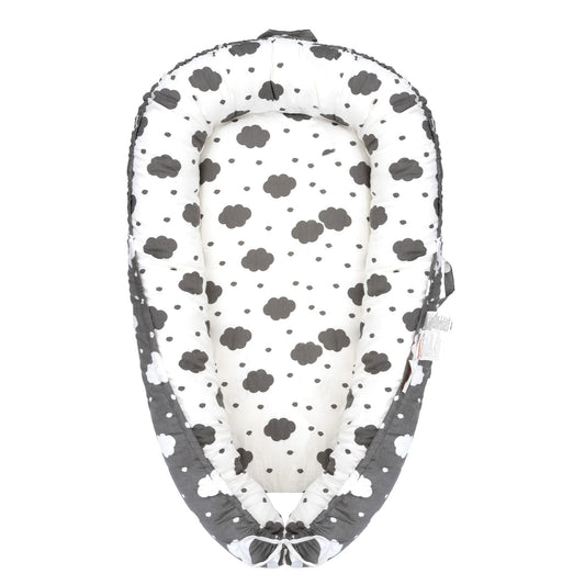 Adjustable 100% Cotton Baby Lounger - Co Sleeper for Travel