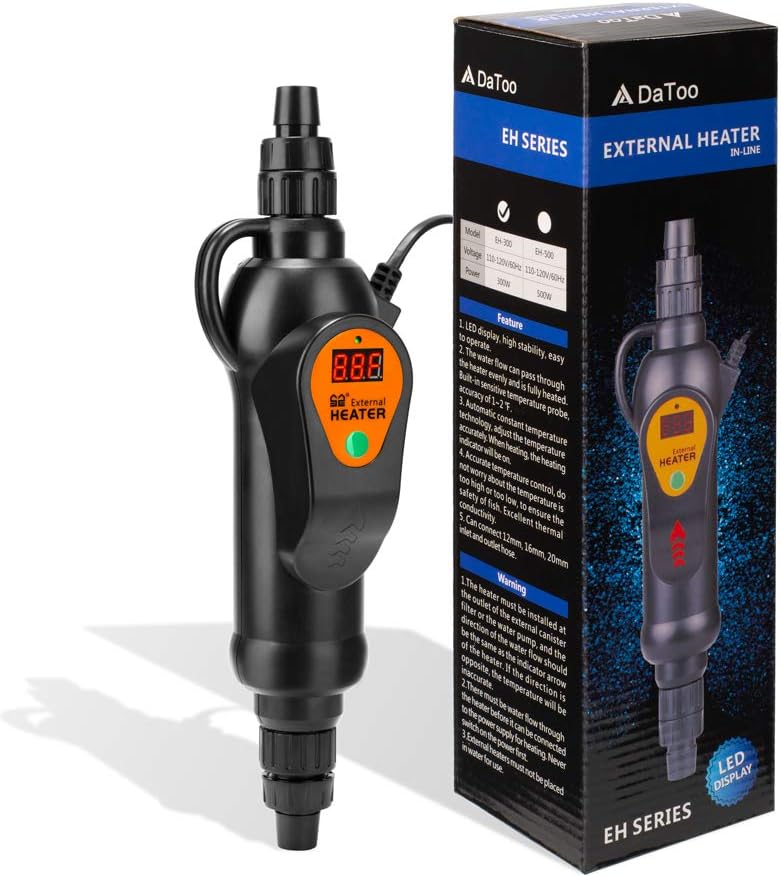 DaToo 300W In-Line Aquarium Heater