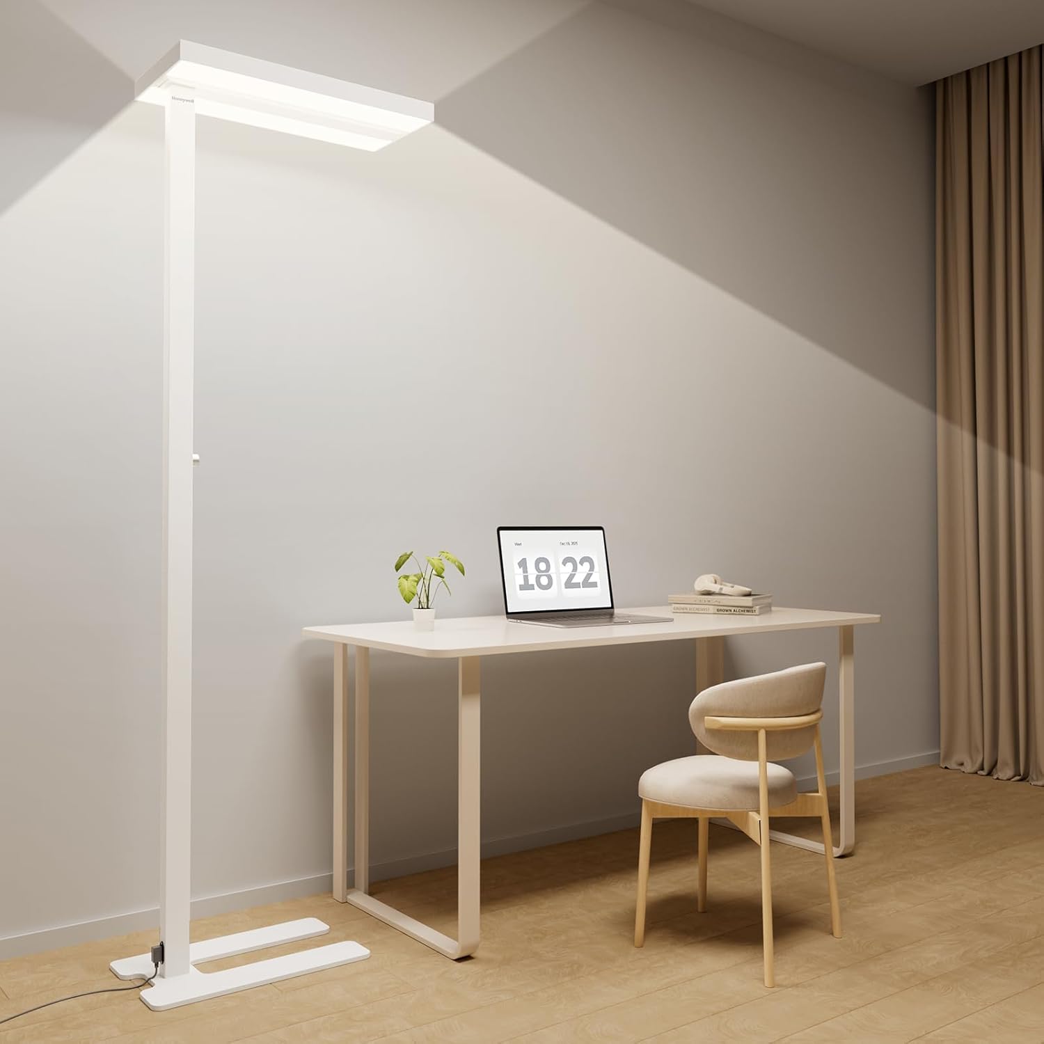 Honeywell 8000LM LED Floor Lamp for Eye-Caring Reading Light