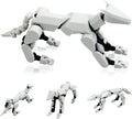 Titan13 Action Figure Set White - Assembled Movable Robot Dog