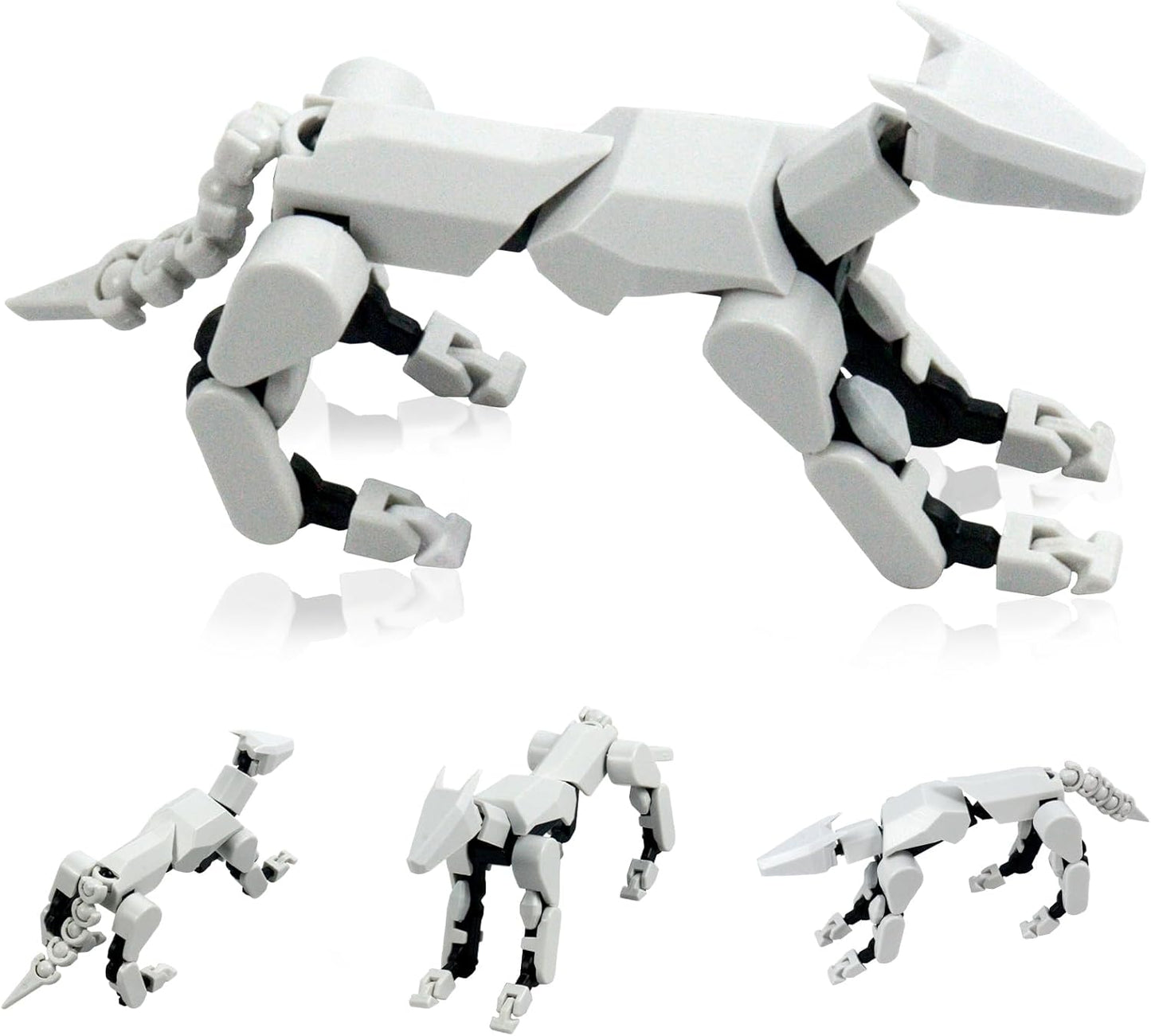 Multi-Joint Titan13 Robot Dog Action Figure Set