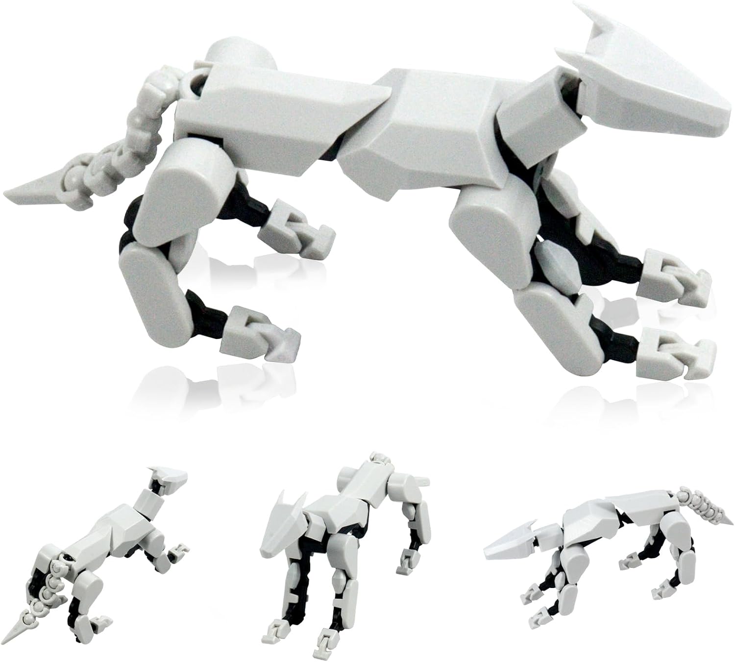 Multi-Joint Titan13 Robot Dog Action Figure Set