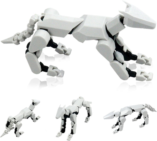 Multi-Joint Titan13 Robot Dog Action Figure Set