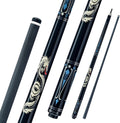 Carbon Fiber Pool Cue Stick 58-in Professional Low Deflection Cue