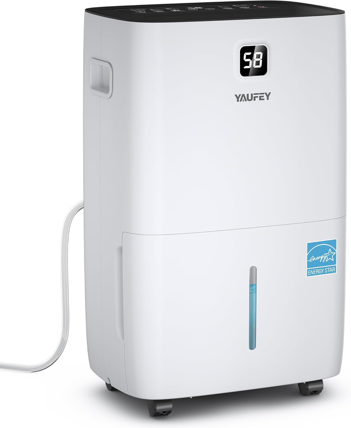 Yaufey 150 Pints Energy Star Dehumidifier for Home and Basement