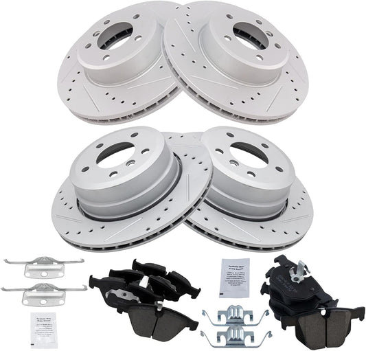TRQ Premium G-Coated Performance Brake Pad & Rotor Kit Review