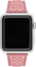 Coach Apple Watch Strap Compatible with 38mm 40mm 41mm - Sleek Pink