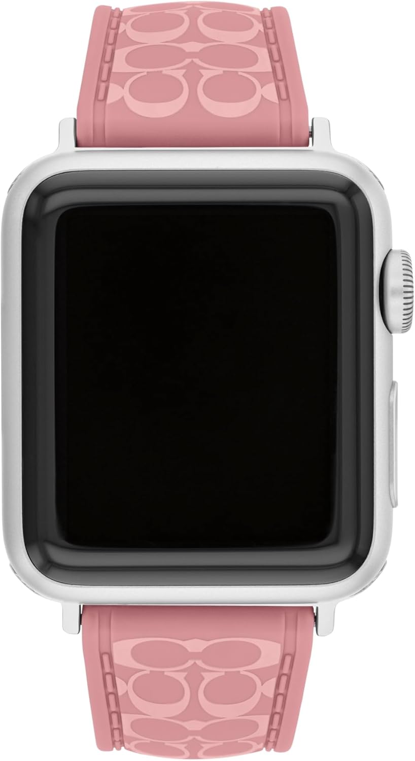 Coach Apple Watch Strap for 38mm, 40mm, 41mm - Stylish Silicone Band