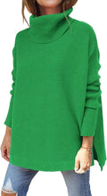 EFAN Women's Turtleneck Oversized Sweater - Cozy Chunky Knit Pullover