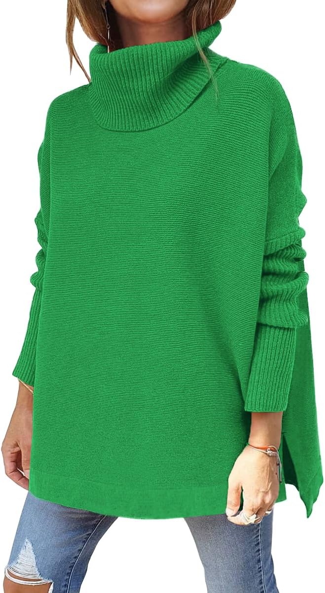EFAN Women's Turtleneck Oversized Sweater for Fall Outfits