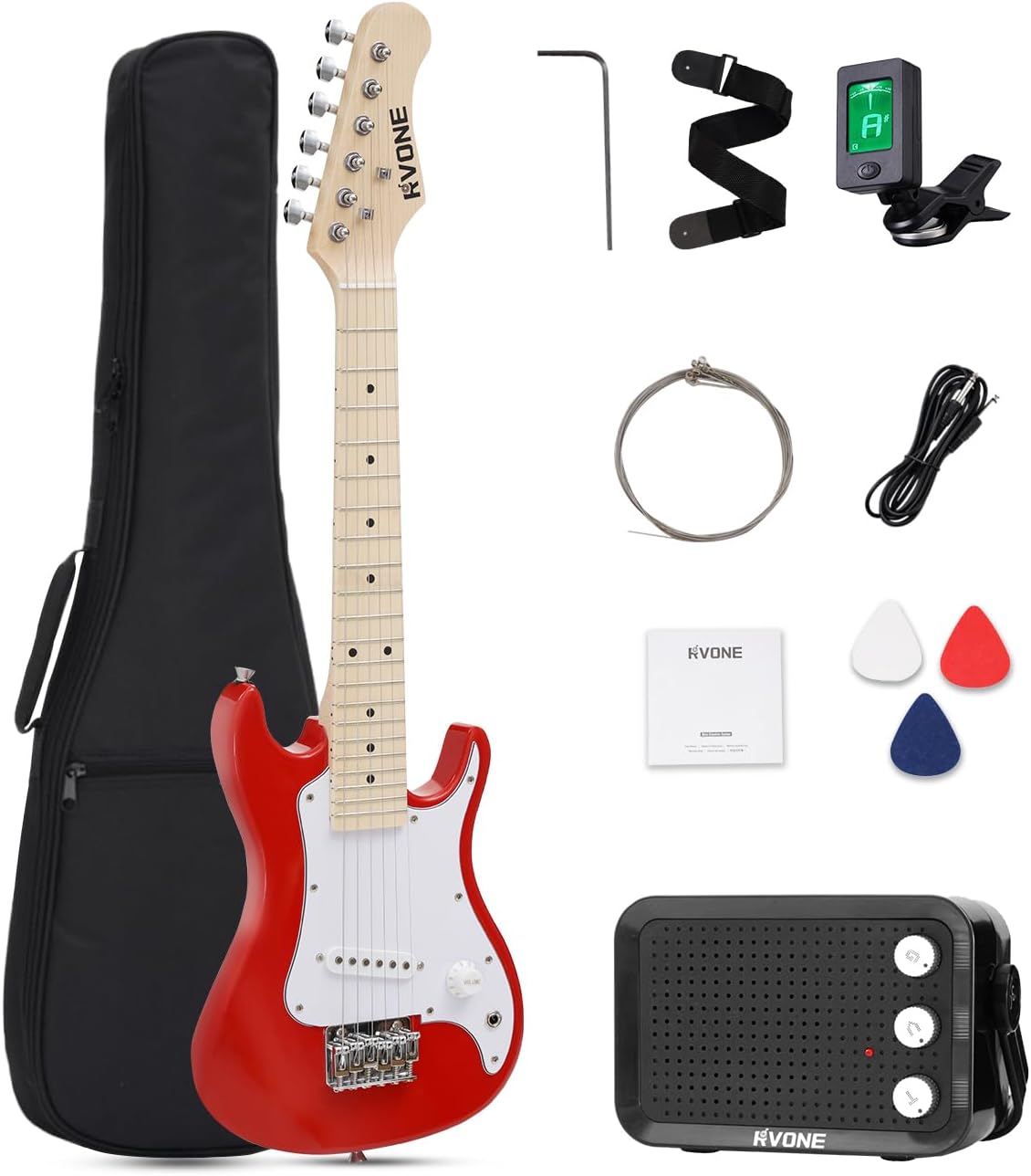 Kids Electric Guitar Beginner Kit 30 Inch for Young Musicians